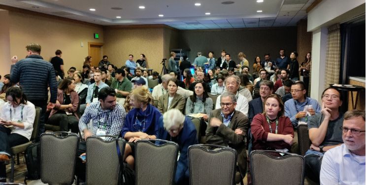 Participants getting settled