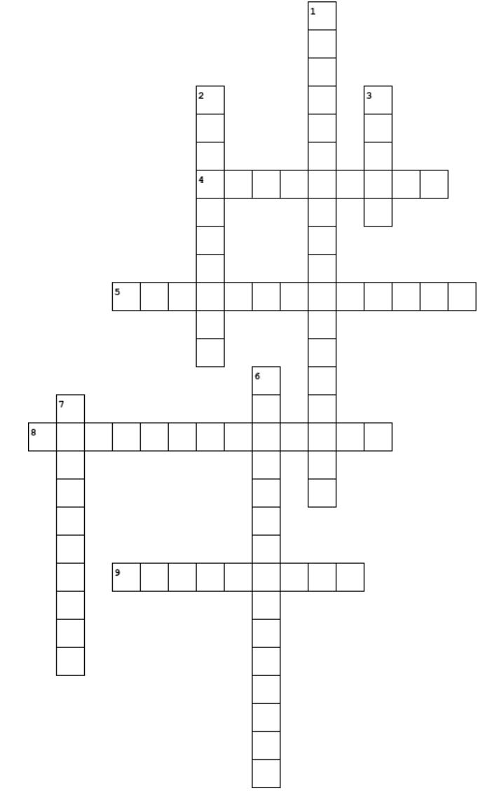 Crossword puzzle