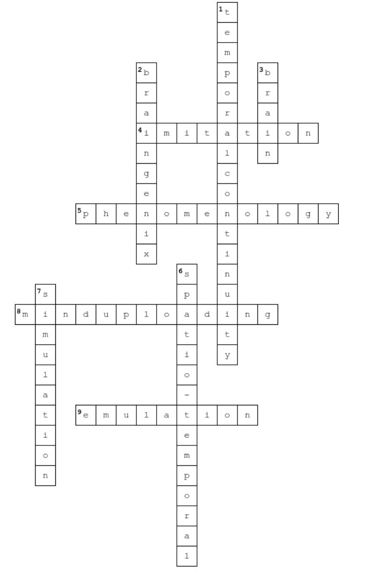 Crossword answer